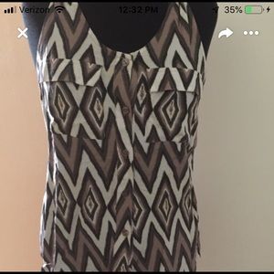 Cute razor back top, dressy